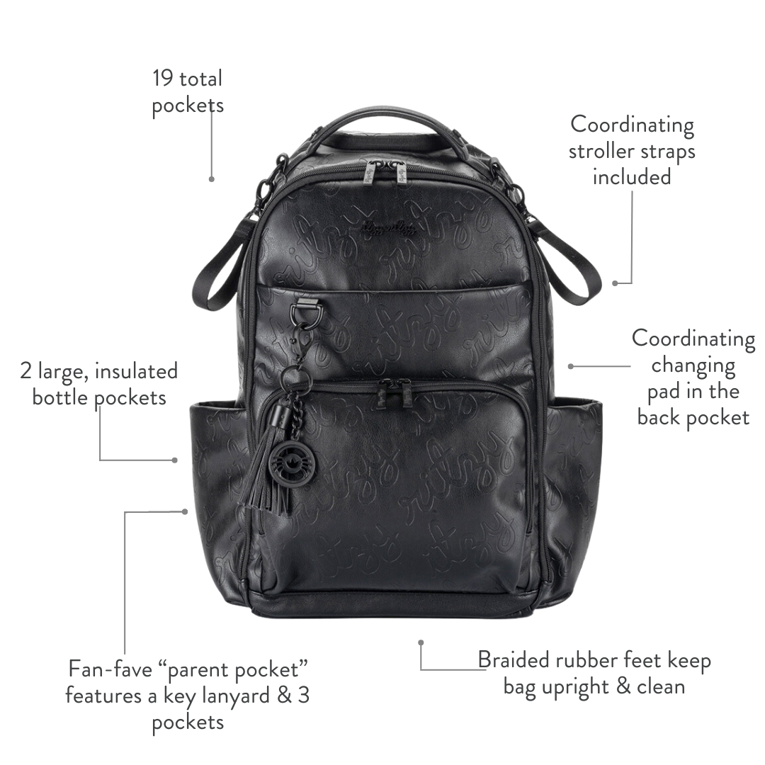 Icon Black Boss Plus Diaper Bag™