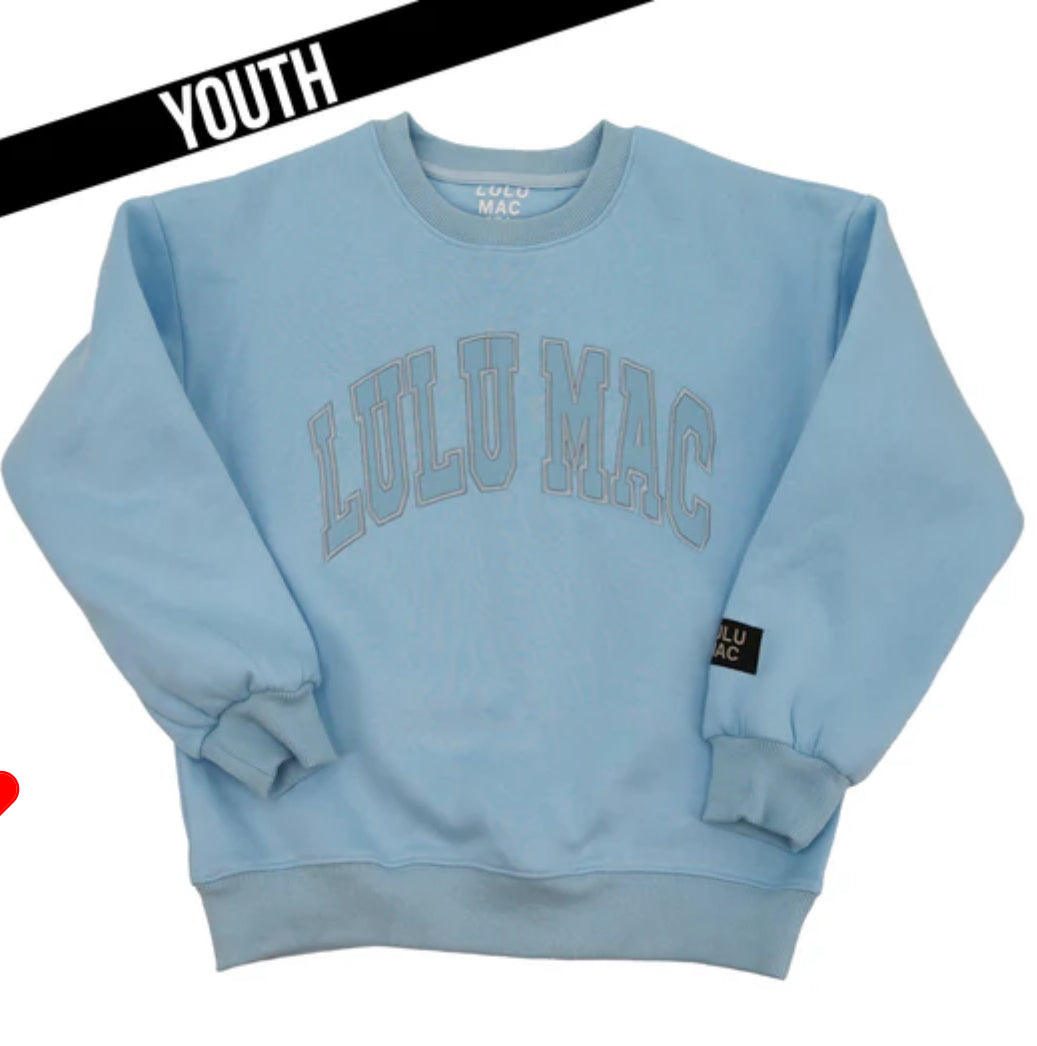 Light Blue Lulu Mac Sweatshirt
