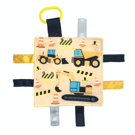 Construction Tags Crinkle Toy