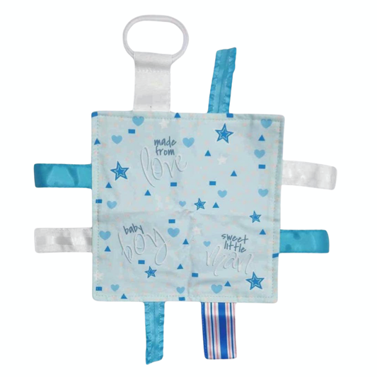 Baby Boy Tags Crinkle Toy