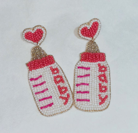 Baby Bottle Earrings