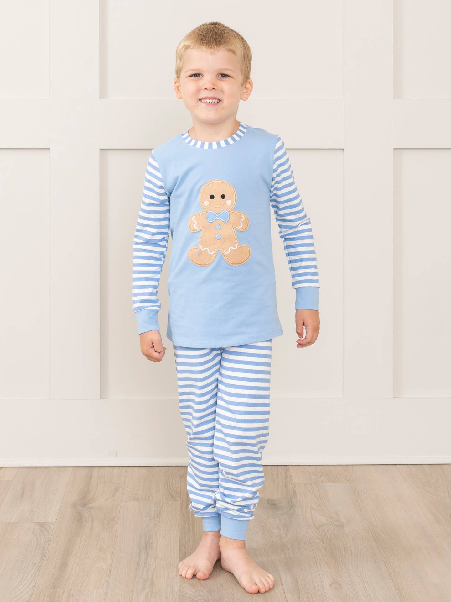 Boy Christmas Gingerbread Pajamas