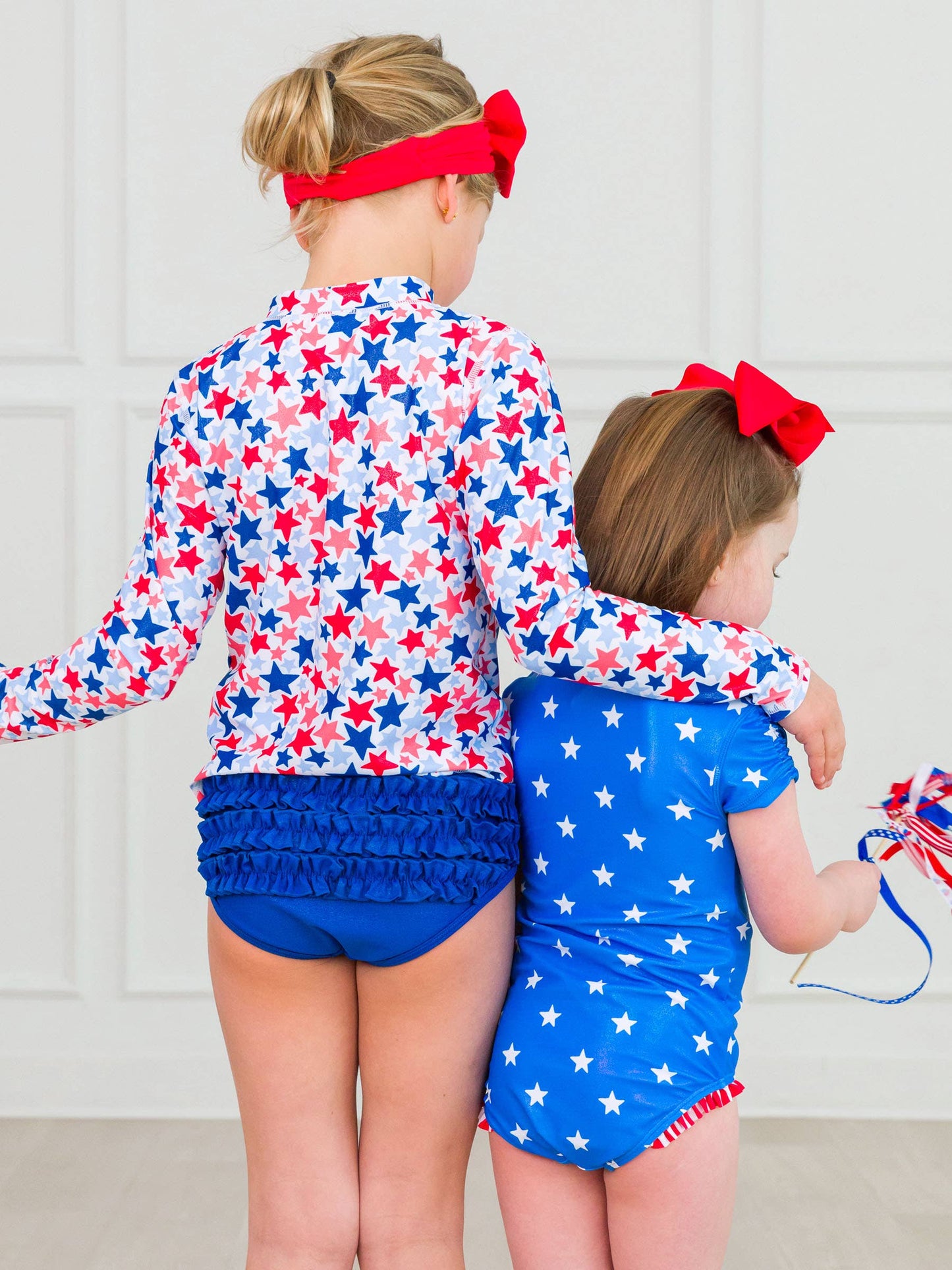 Girls Star-Spangled Long Sleeve Set