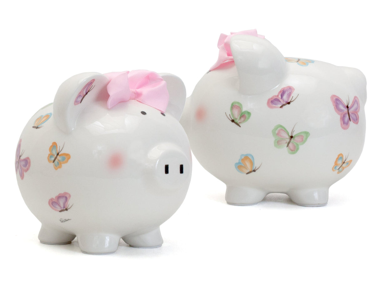 Petite Butterfly Piggy Bank