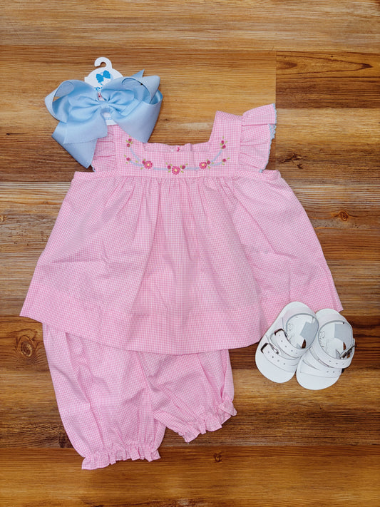 Pink Celia Mae Bloomer Set