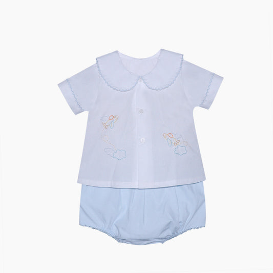 Avery Airplane Diaper Set
