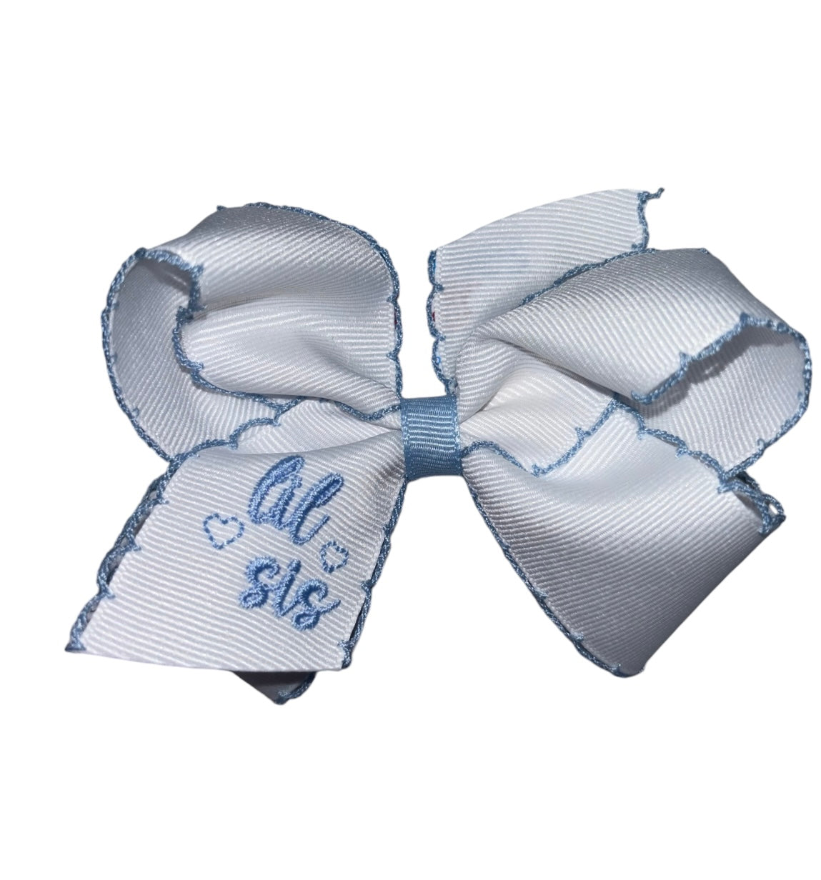 Embroidered Hair Bows