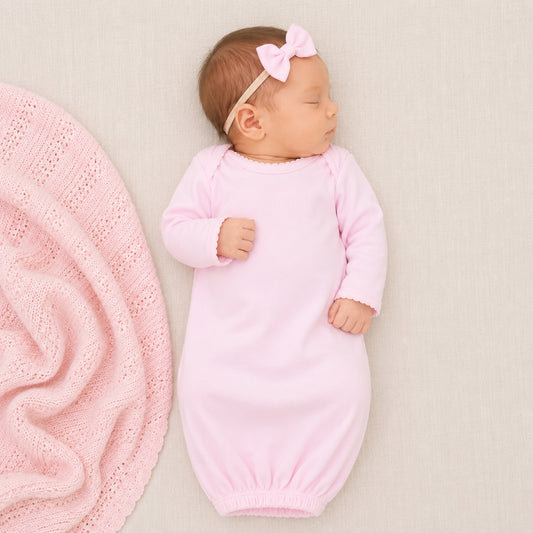 Essentials Solid Pink Gown