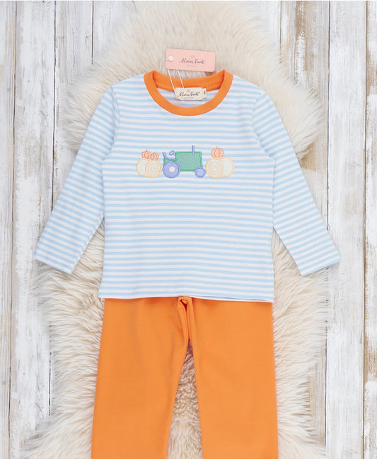 Pumpkin Ride Embroidered Set