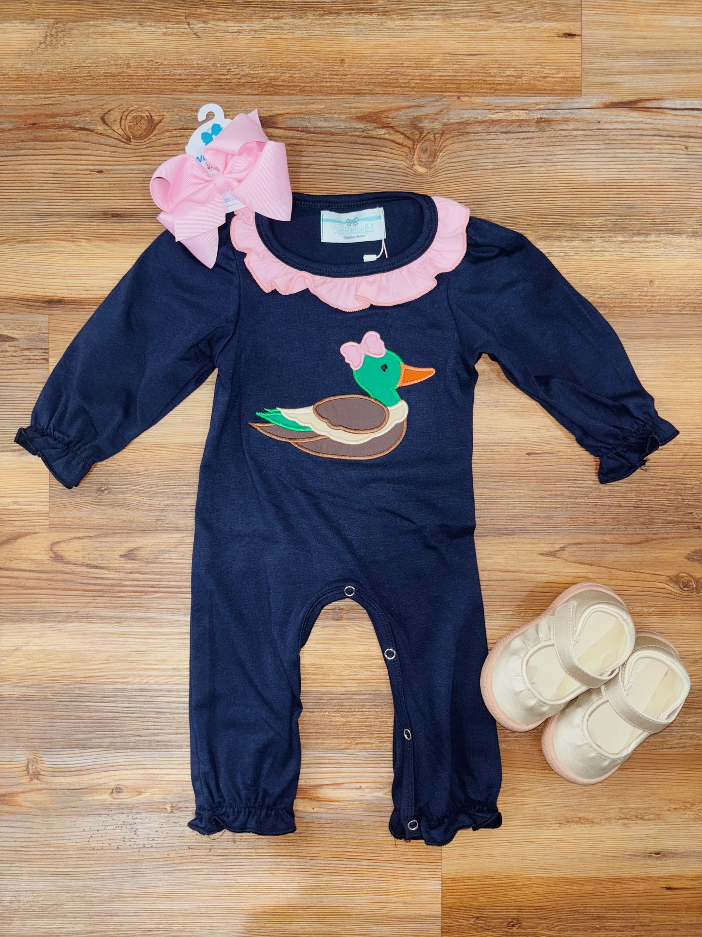 Girls Mallard Duck Romper