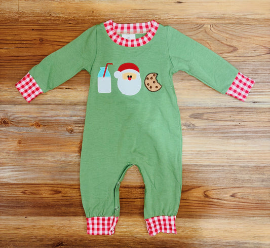 Boys Milk & Cookie Romper