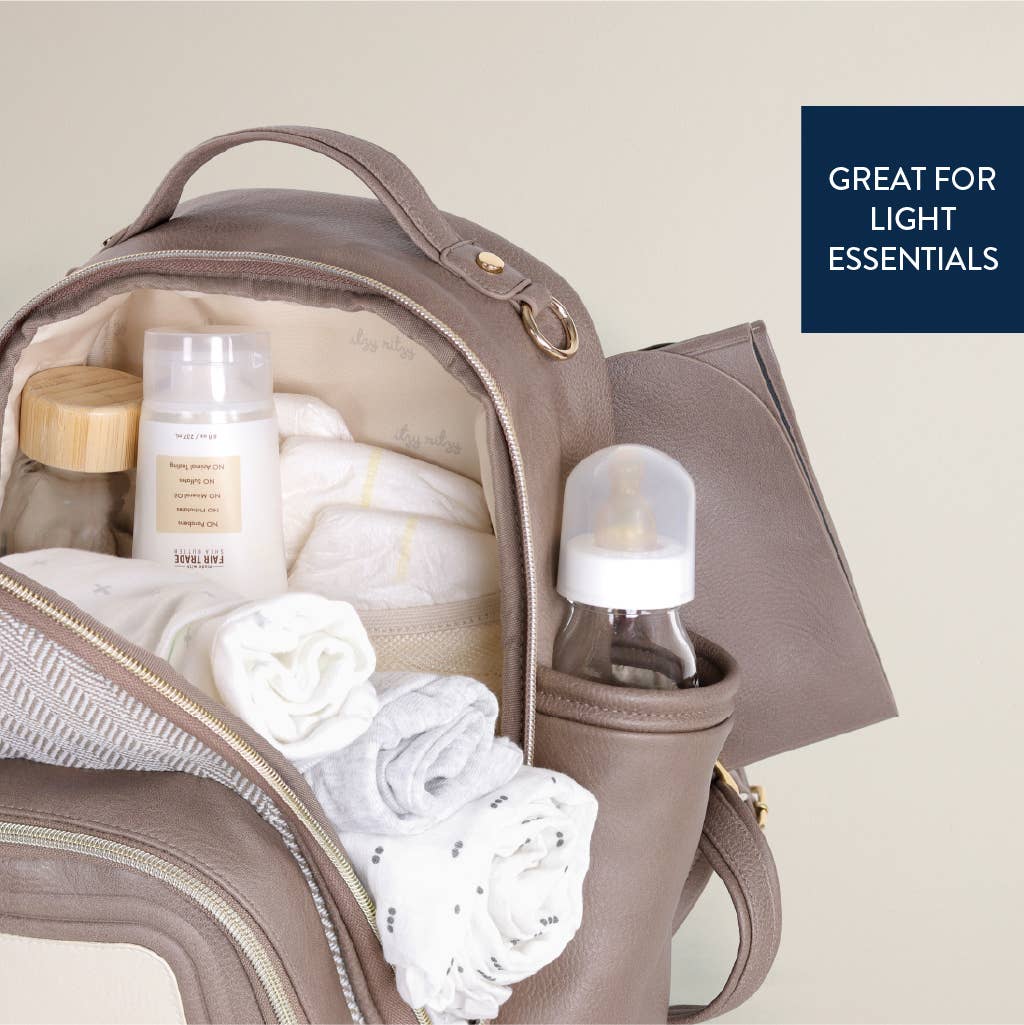 Vanilla Latte Itzy Mini Plus™ Diaper Bag