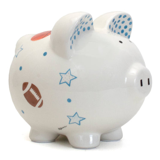 Sports Star Piggy Bank