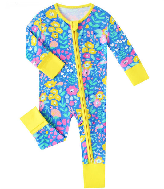 Sunny Blooms Bamboo Zippy