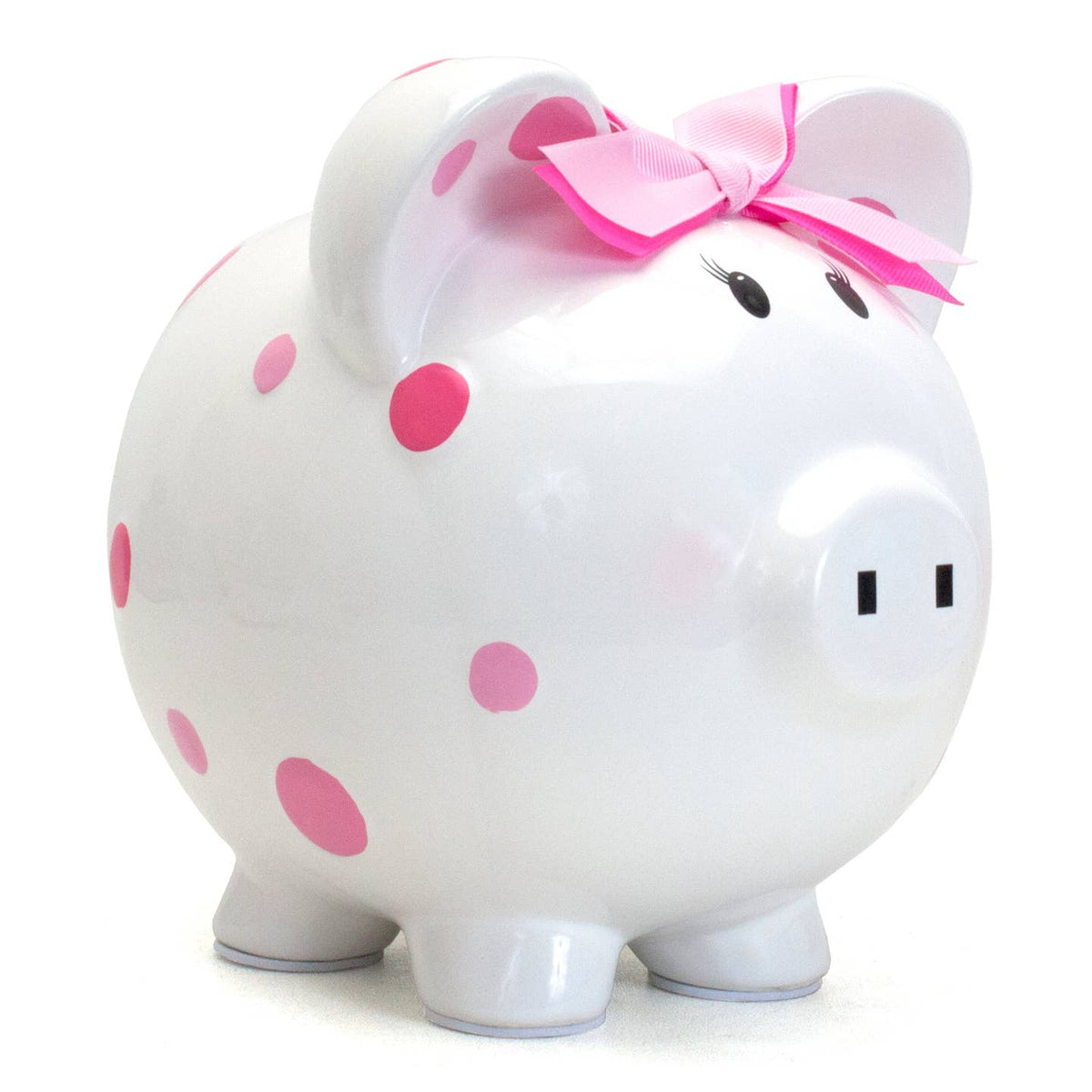 Pink Polka Dot Piggy Bank