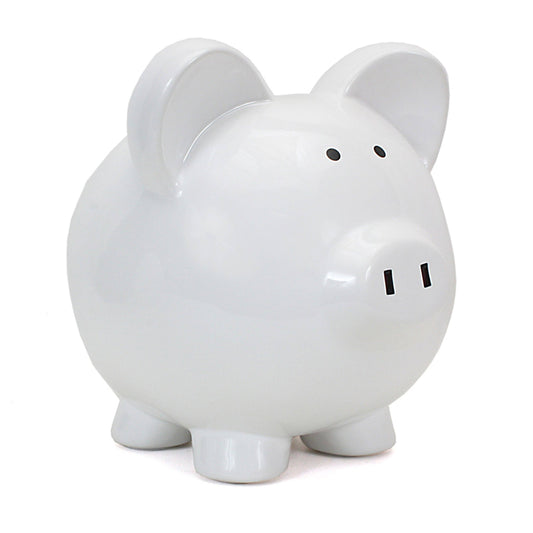 White Piggy Bank