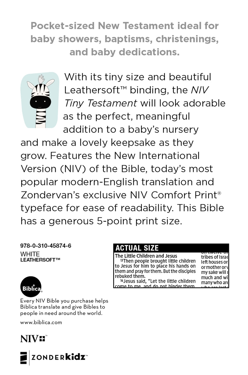 Tiny Testament Leather Bible