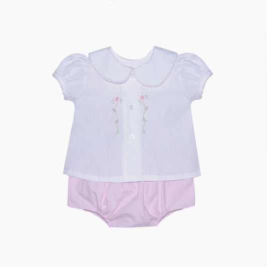 Avery Flowers Diaper Set