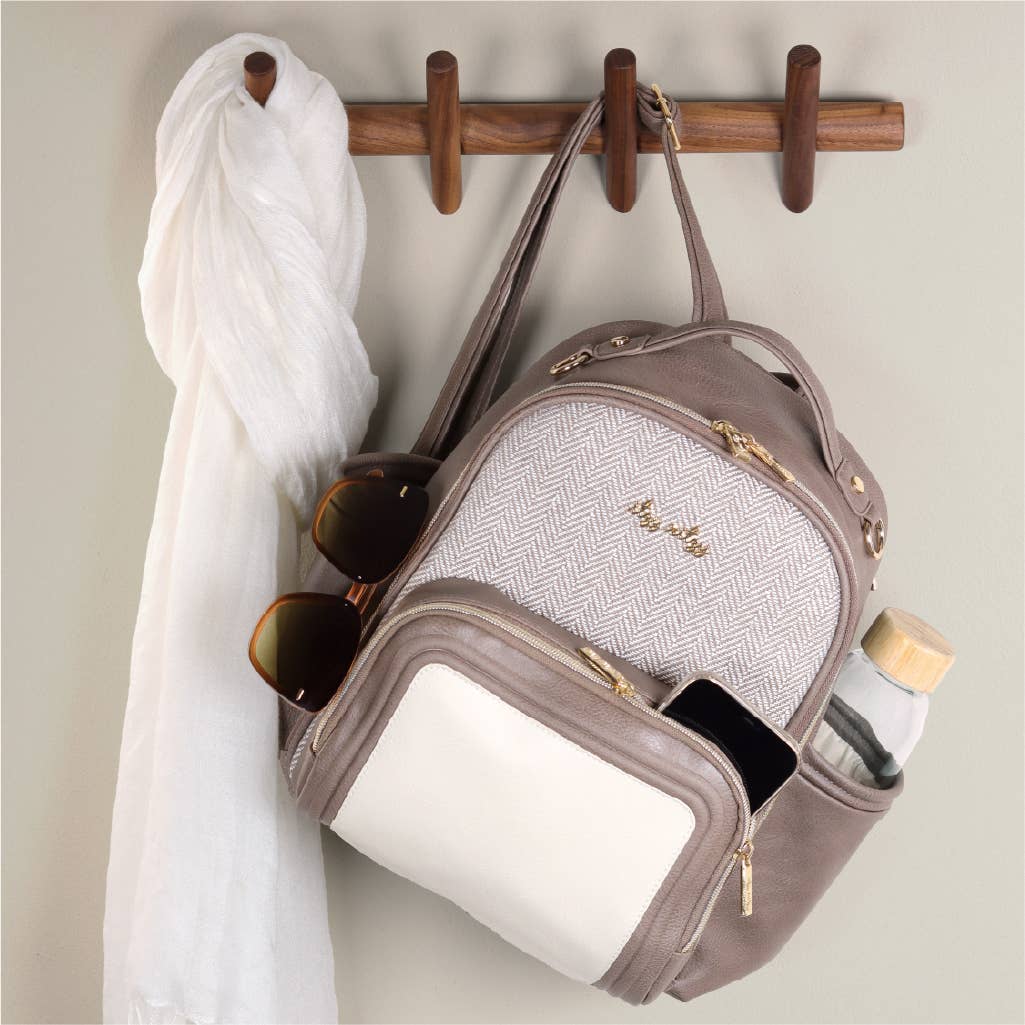 Vanilla Latte Itzy Mini Plus™ Diaper Bag