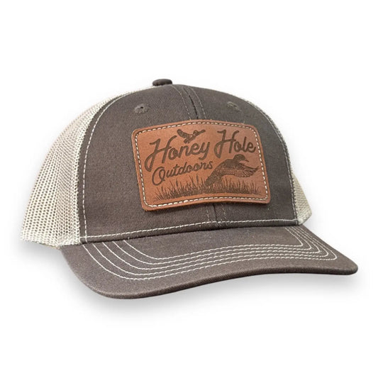 Leather Water Fowl Youth Hat