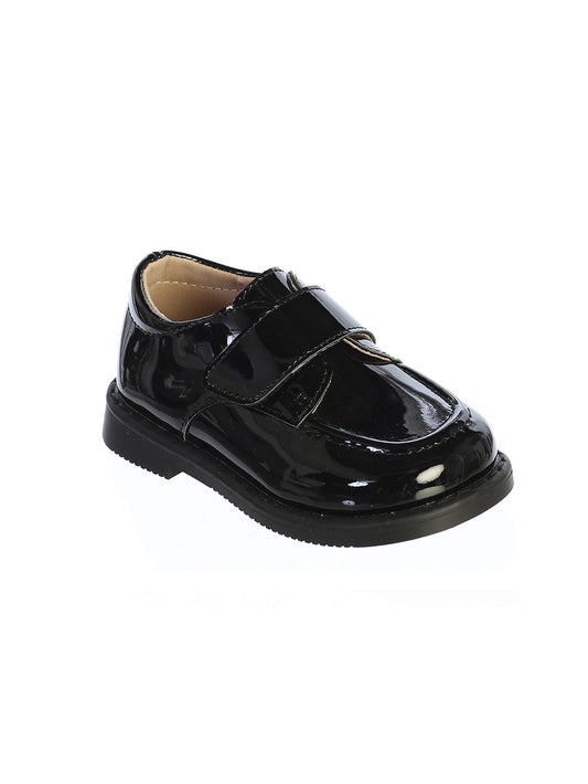 Black Patent Moccasin Shoes