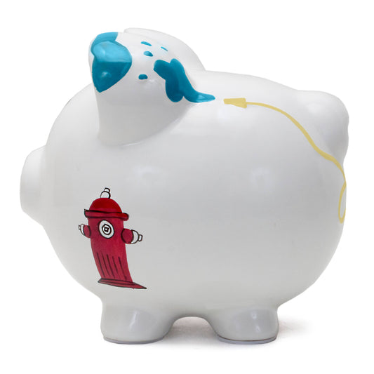 Firetruck Piggy Bank