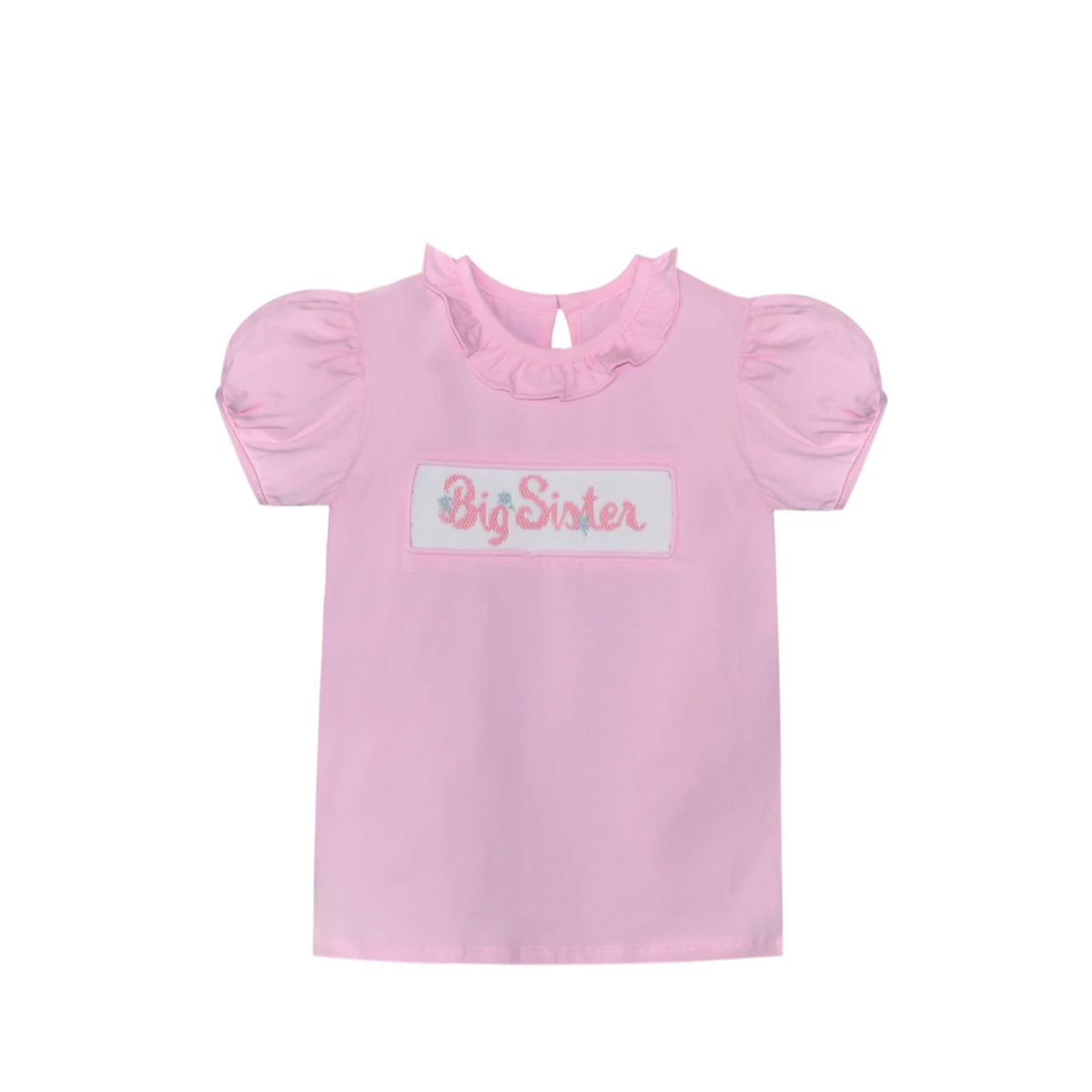 Emma Smocked Big Sister Shirt