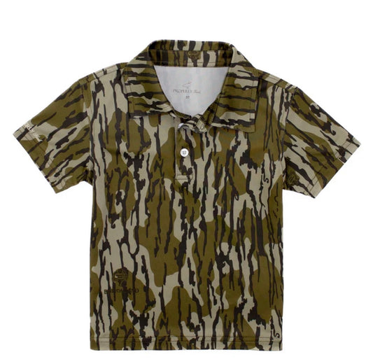 Boys Inlet Polo Mossy Oak