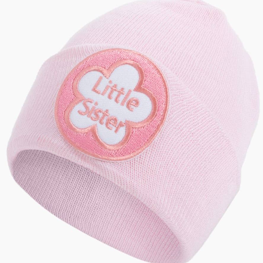 Pink Little Sister Patch Hat