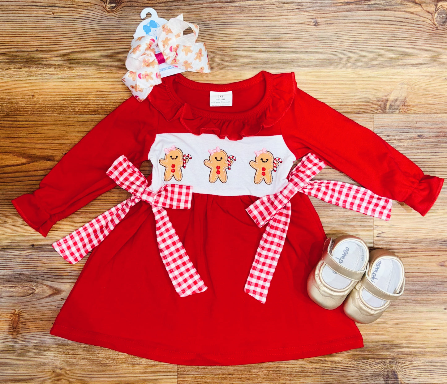 Red Gingerbread Dress