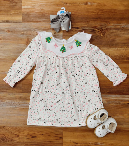 Christmas Tree Polka Dot Dress