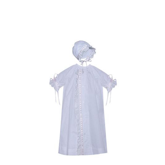Finn Daygown Set w/ Pink Lace
