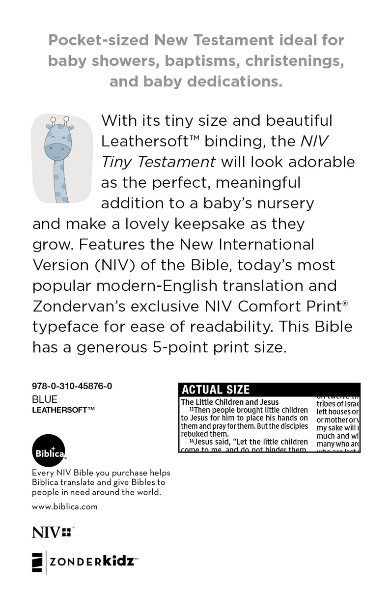 Tiny Testament Leather Bible