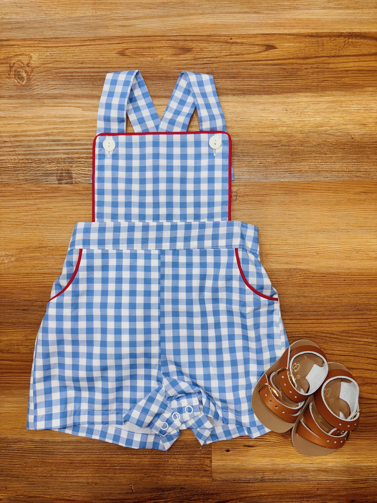 Blue Sterling Romper