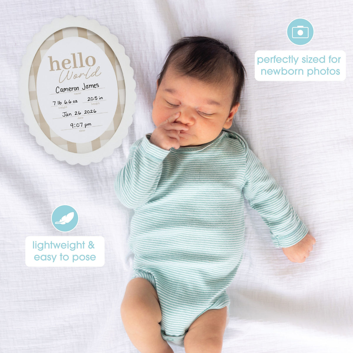 Hello World Wooden Sign