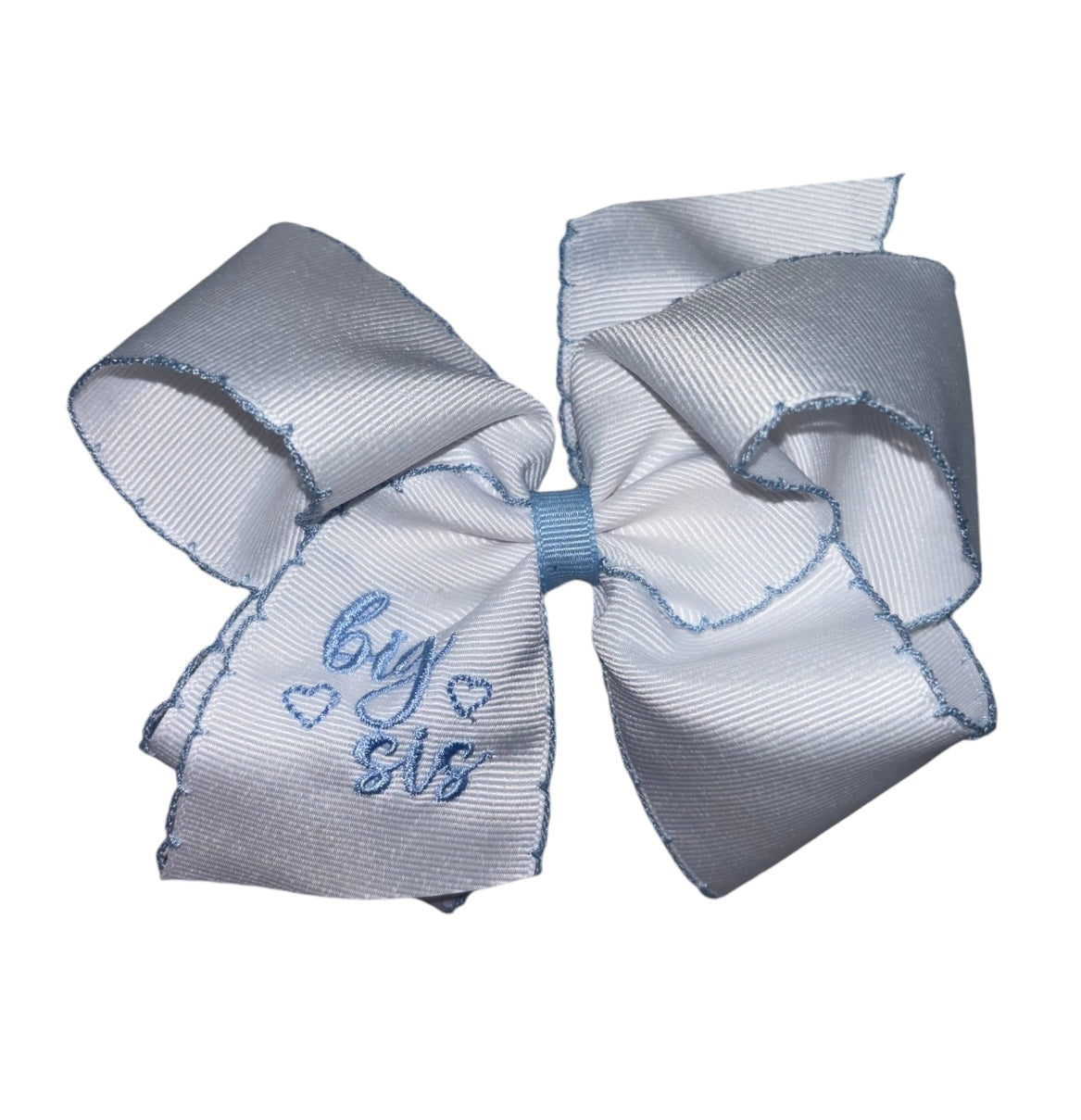 Embroidered Hair Bows