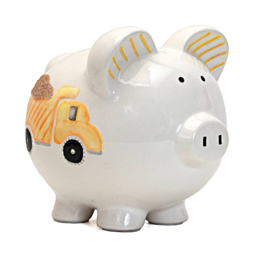 Digger Dump Truck Piggy Bank