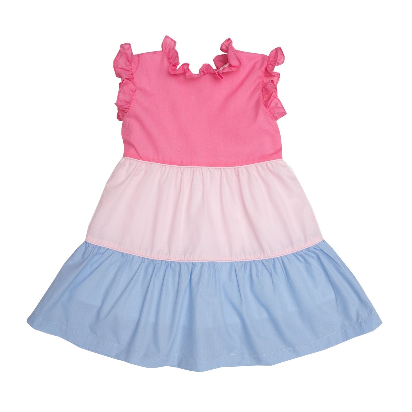 Valeria Pink Tiered Dress