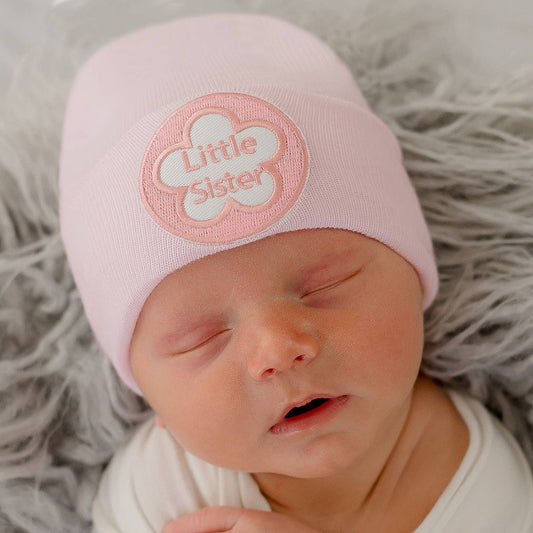 Pink Little Sister Patch Hat