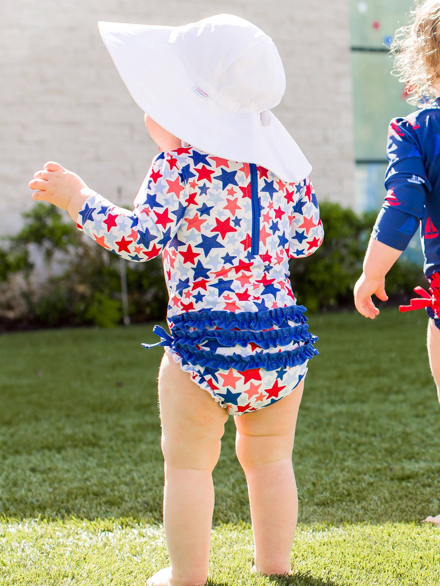 Girls Star-Spangled One Piece