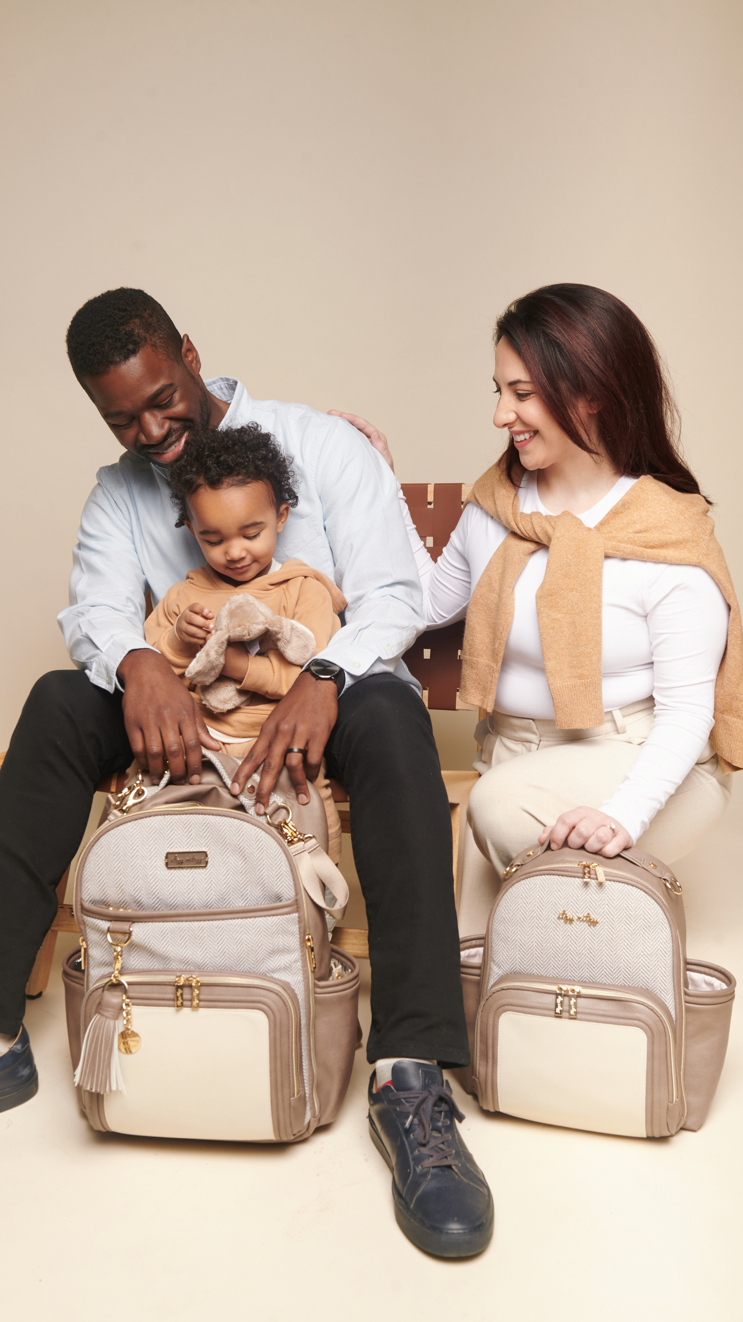 Vanilla Latte Itzy Mini Plus™ Diaper Bag