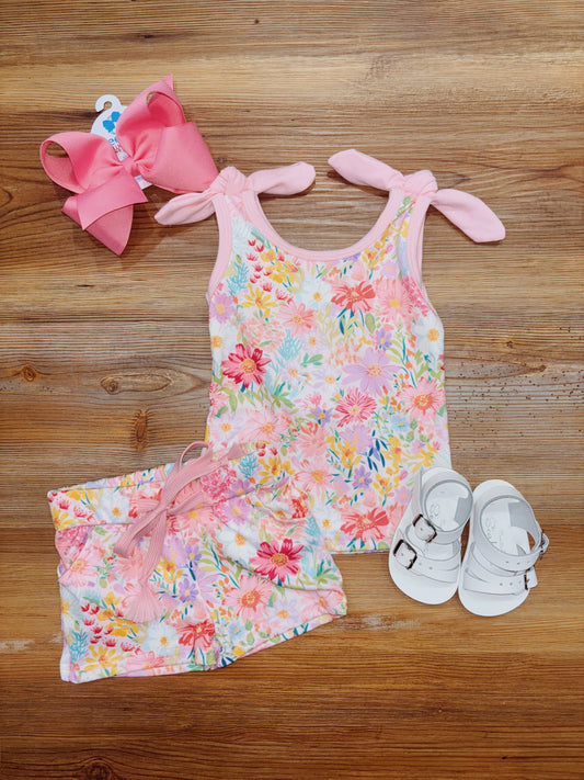 Pink Floral Set