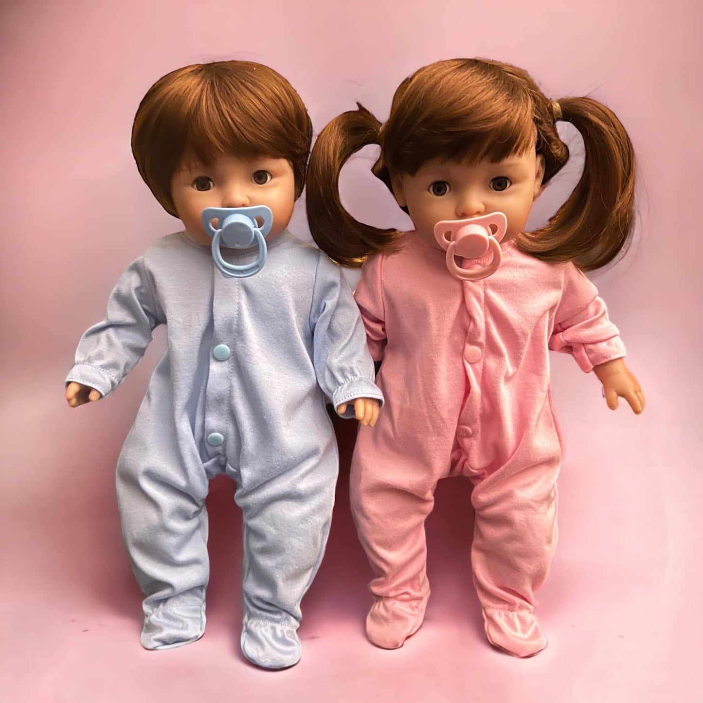 18" Twins- Soft Body Baby Dolls: Boy and Girl