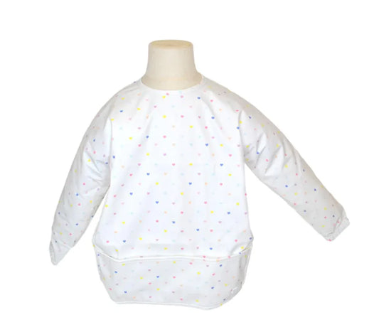 Perfect Smock Love Heart Bib