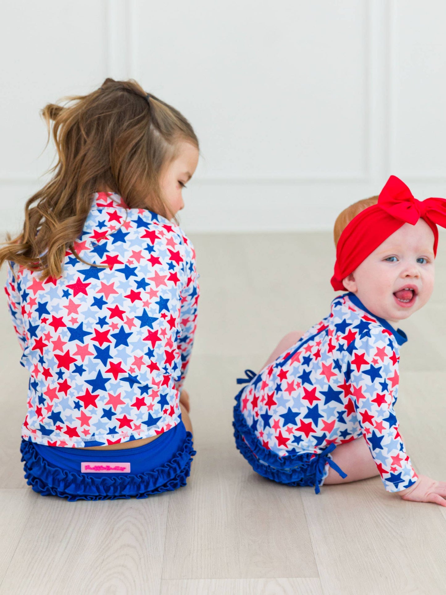 Girls Star-Spangled Long Sleeve Set