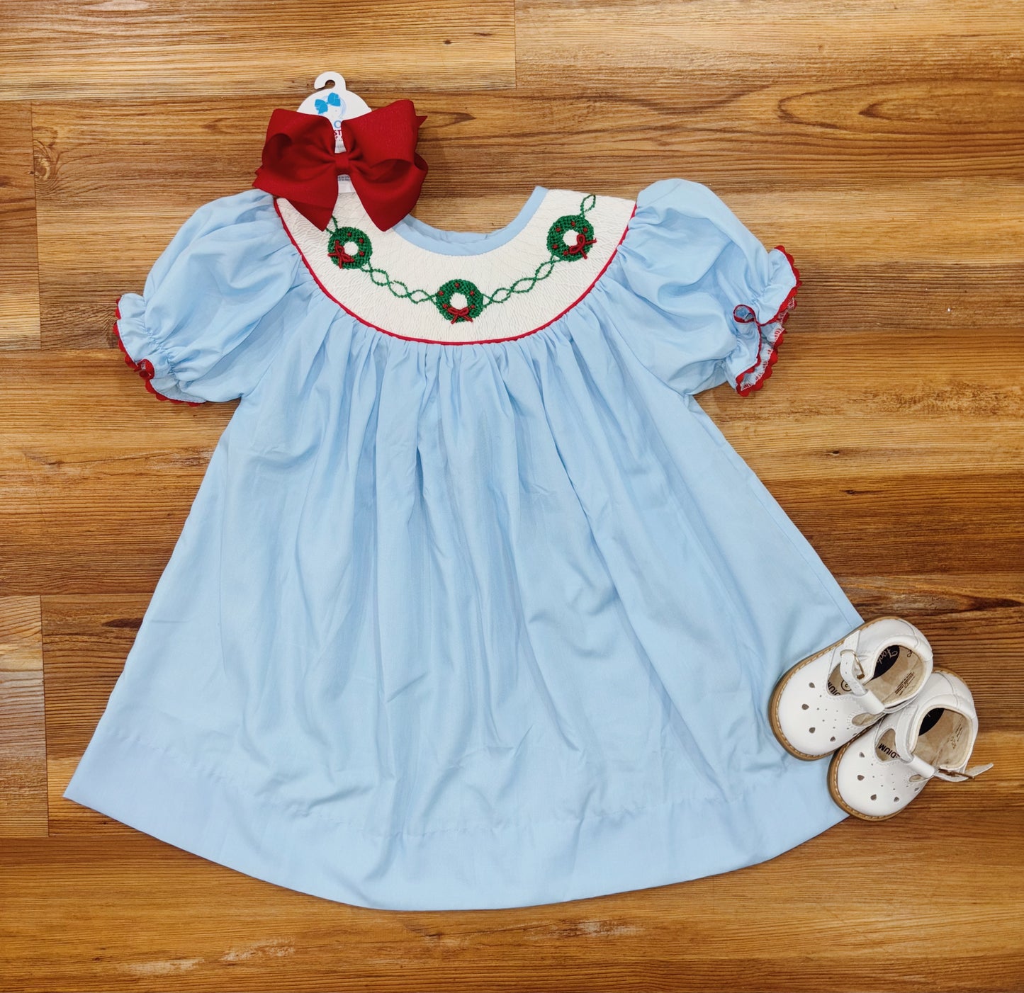 Smocked Wreath Dress