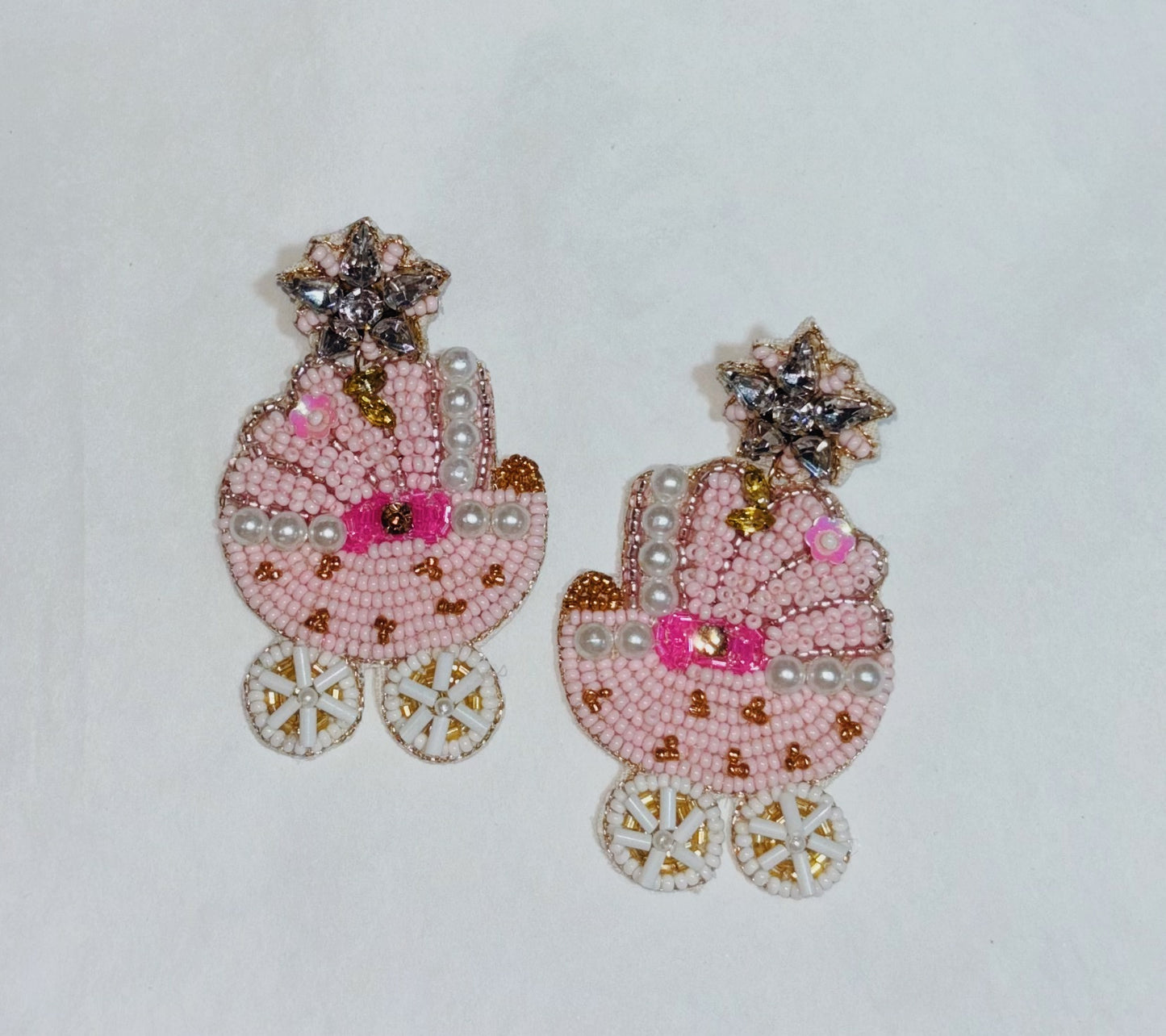 Baby Carriage Earrings