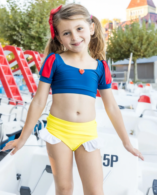 Red, Blue, Yellow Princess Swimsuit