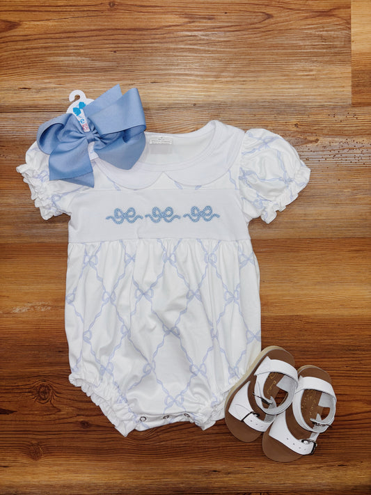 Blue Bow Bubble