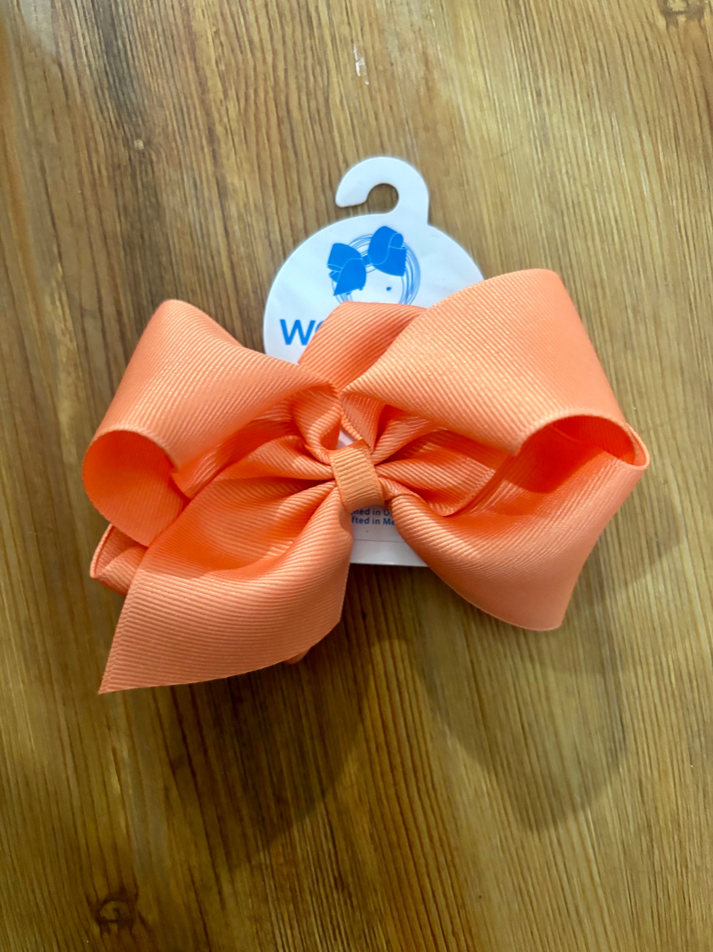 Orange Grosgrain Bows